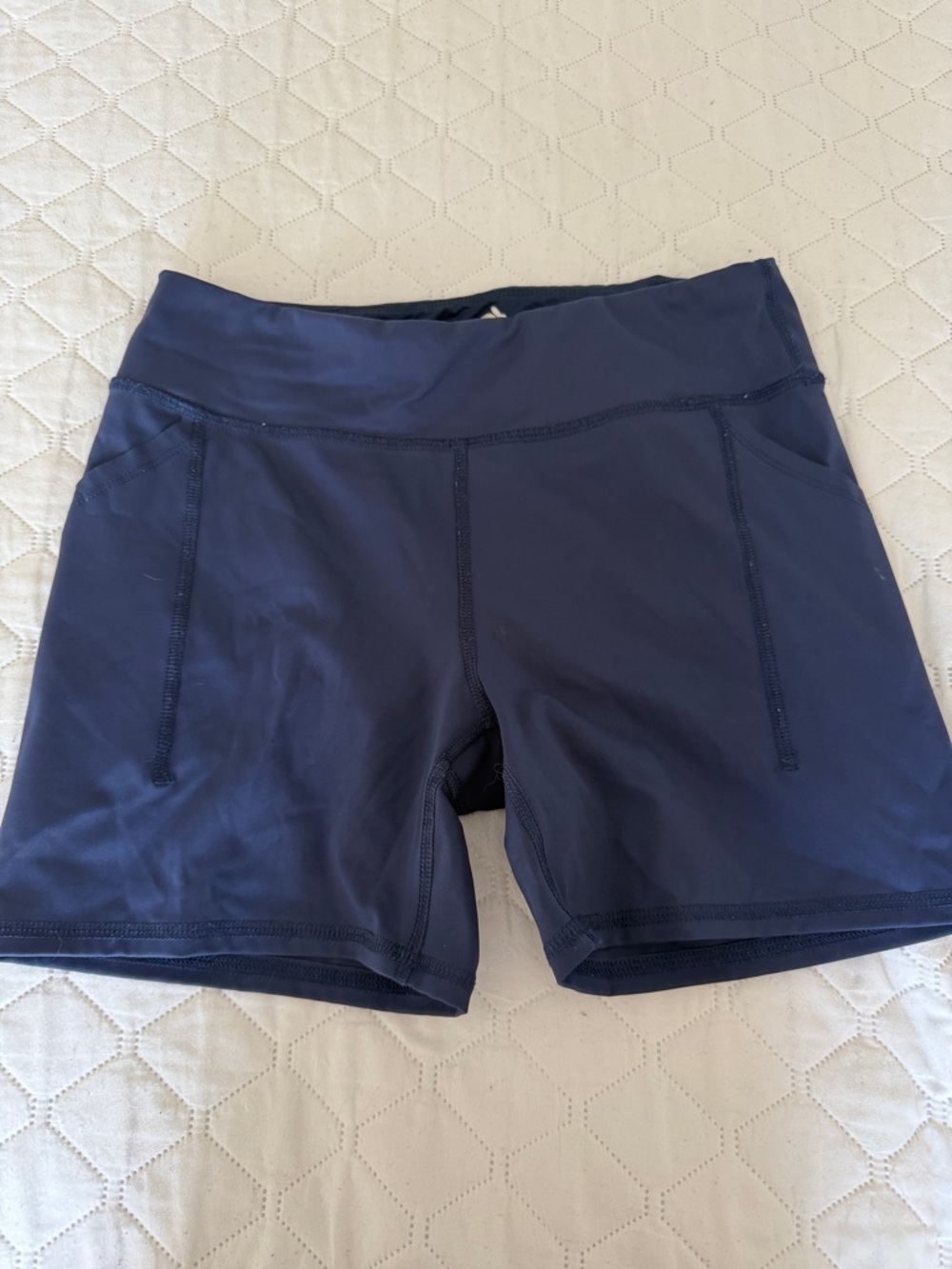 Run in Rabbit 4” Fitted Running Short, Navy, Small